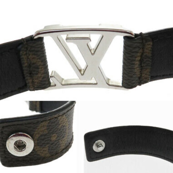 Louis Vuitton Hockenheim monogram Eclipse Bracelet - Picture 10 of 16